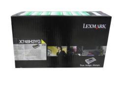 Lexmark X748H3YG Sarı Orjinal Toner - X748DE / X74