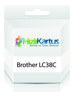 Brother LC38C / LC-980C Mavi Muadil Kartuş - DCP-1