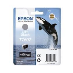 Epson C13T76074010 (T7607) Açık Siyah Orjinal Kart
