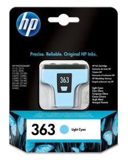 HP 363 (CB283E) Açık Mavi Orjinal Kartuş - Pho