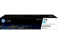 HP W2071A (117A) Blauer Original-Toner - Laserjet Multifunktionsgerät.