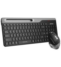 A4 Tech FB2535C Black-Gray Wireless Multimedia Q Keyboard & Mouse Set