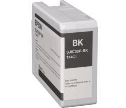 Epson SJIC36P-BK (C13T44C140) Siyah Orjinal Kartuş