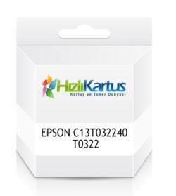 Epson C13T032240 (T0322) Mavi Muadil Kartuş