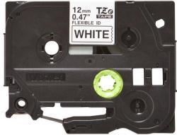 Brother TZE-FX231 12MM Black On White Flexible Laminated Compatible Label