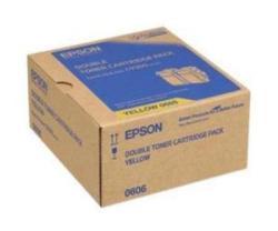 Epson C9300 S050606 Yellow Original Toner Dual Pack