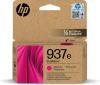 HP 4S6W7NE (937e) Magenta Original High Capacity Cartridge - Officejet Pro 9110