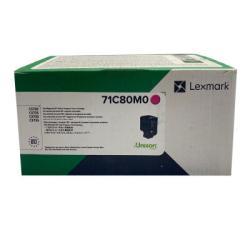Lexmark 71C80M0 Kırmızı Orjinal Toner - CS730