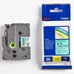Brother TZE-731 (12MM) Siyah Orjinal Lamine Etiket