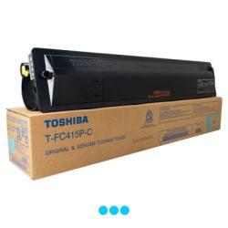 Toshiba T-FC415P-C Blau, Original-Toner, hohe Reichweite.