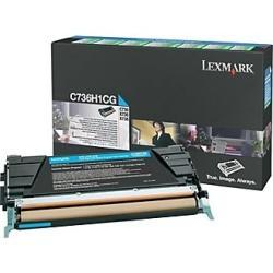 Lexmark C736H1CG Blauer Original-Toner - C736 / X736