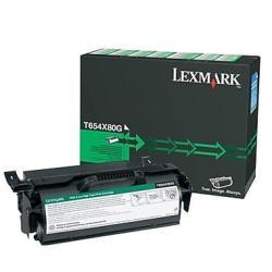 Lexmark T654X80G Black Original Toner - T654