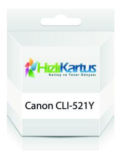 Canon CLI-521Y  (2936B004AA)  Sarı Muadil Kartuş