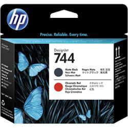 HP F9J88A (744) Matte Black Chromatic Red Printhead - Z2600 / Z5600 (Ex)