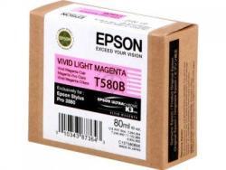 Epson C13T580B00 (T580B) Light Magenta Original Cartridge - Stylus Pro 3800 (Ex)