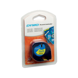 Dymo 91202 Gelber Orjinstreifen 12mm x 4m
