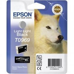Epson C13T09694020 (T0969) Original, doppelter, heller Schwarzton.