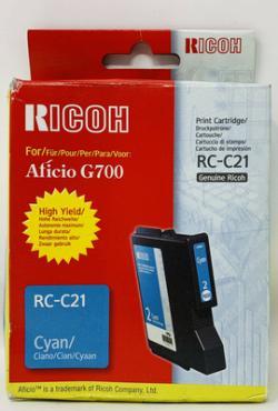 Ricoh RC-C21 (402279) BlueART Kartusche Hoch K