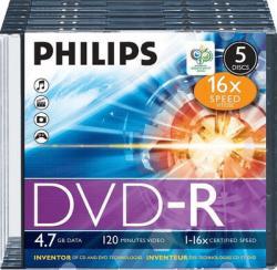 Philips Minimatur DVD-R 1.4GB 1-4x (5 pcs)
