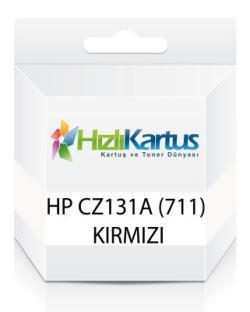 HP CZ131A (711) Kırmızı Muadil Kartuş - DesignJet