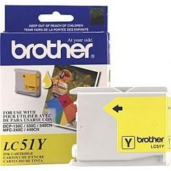 Brother LC51Y Sarı Orjinal Kartuş - DCP-350C (U)