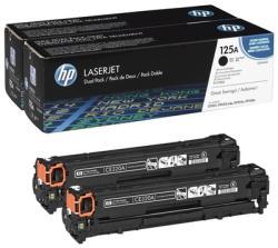 HP CB540AD (125A) Schwarz, Original-Toner, Doppelpack - LaserJet CP1215 (Beschädigte Verpackung)