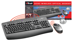 Trust 305KS Kabelloses Tastatur-Maus-Set.