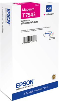 Epson C13T754340 (T7543) Originaltintepatrone – Rot.