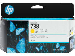 HP 498N7A (738) Yellow Original Cartridge - DesignJet T850 / T950 (Ex)