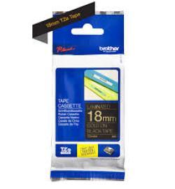 Brother TZE-344 18mm Black on Gold Original Label 18mm x 8mm - PT-1750