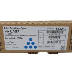 Ricoh 842212 Cyan Original Toner - MPC407