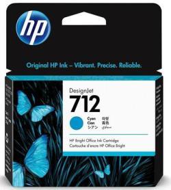 HP 3ED67A (712) Cyan Originalpatrone - DesignJet T650 (Ex)