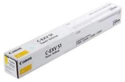 Canon C-EXV51 (0484C002) Sarı Orjinal Toner