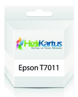 Epson C13T70114010 (T7011) Schwarz XXL Muadil Kartusche