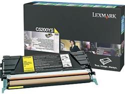 Lexmark C5200YS Gelber Original-Laserdruckertoner - C522 /
