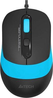 A4 Tech FM10 Blue Optical Wired Mouse