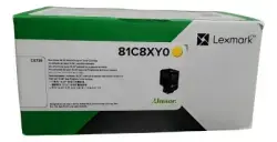 Lexmark 81C8XY0 Sarı Orjinal Toner Ekstra Yüksek K