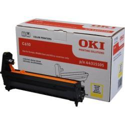 OKI 44315105 Yellow Original Drum Unit - C610
