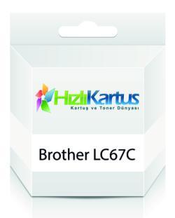 Brother LC67C / LC1100C Mavi Muadil Kartuş - DCP-3
