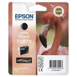 Epson C13T08784020 (T0878) Mat Siyah Orjinal Kartu