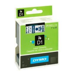 Dymo D1 53714 Beyaz Mavi Yedek Şerit 24mm x 7m - S