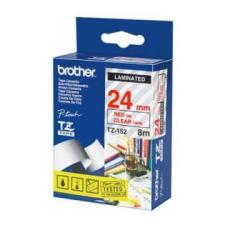 Brother TZ-152 (24MM) Red Laminated Label