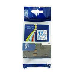 Brother TZE-133 Blue Compatible Label Strip on Transparent 12mm x 8m - GL-100