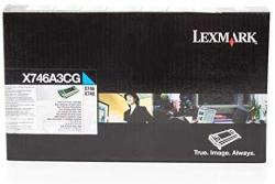 Lexmark X746A3CG Blauer Original-Toner - X746DE / X74
