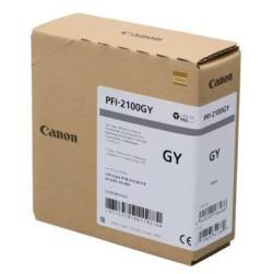 Canon PFI-2100GY (5270C001) Gray Original Cartridge - GP-2000 / GP-4000 (Ex)