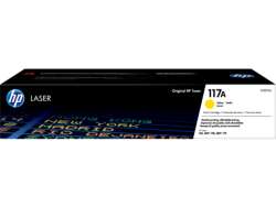 HP W2072A (117A) Gelber Original-Toner - Laserjet Multifunktionsgerät.