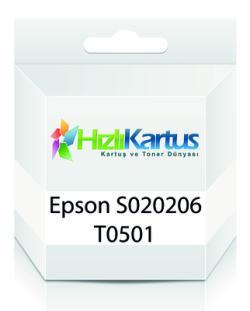Epson S020206 T0501 Siyah Muadil Kartuş