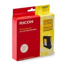 Ricoh GC-21YH (405539) Yellow Original Cartridge - GX2500