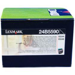 Lexmark 24B5590 Schwarzer Orjinaltoner — XS544