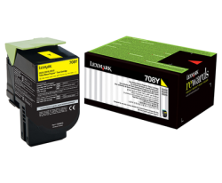Lexmark 70C80Y0 (708Y) Yellow Original Toner - CS310 / CS410